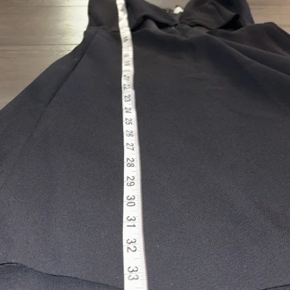 Jonathan Simkhai Ellis Crystal Strap Cut Out Mini Dress Size 4 Black/Silver - Picture 14 of 16